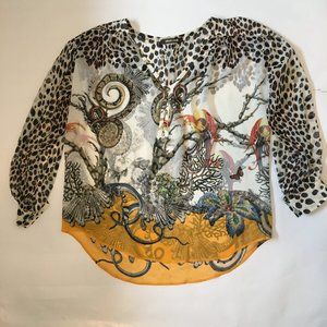 Roberto Cavalli multicolor blouse